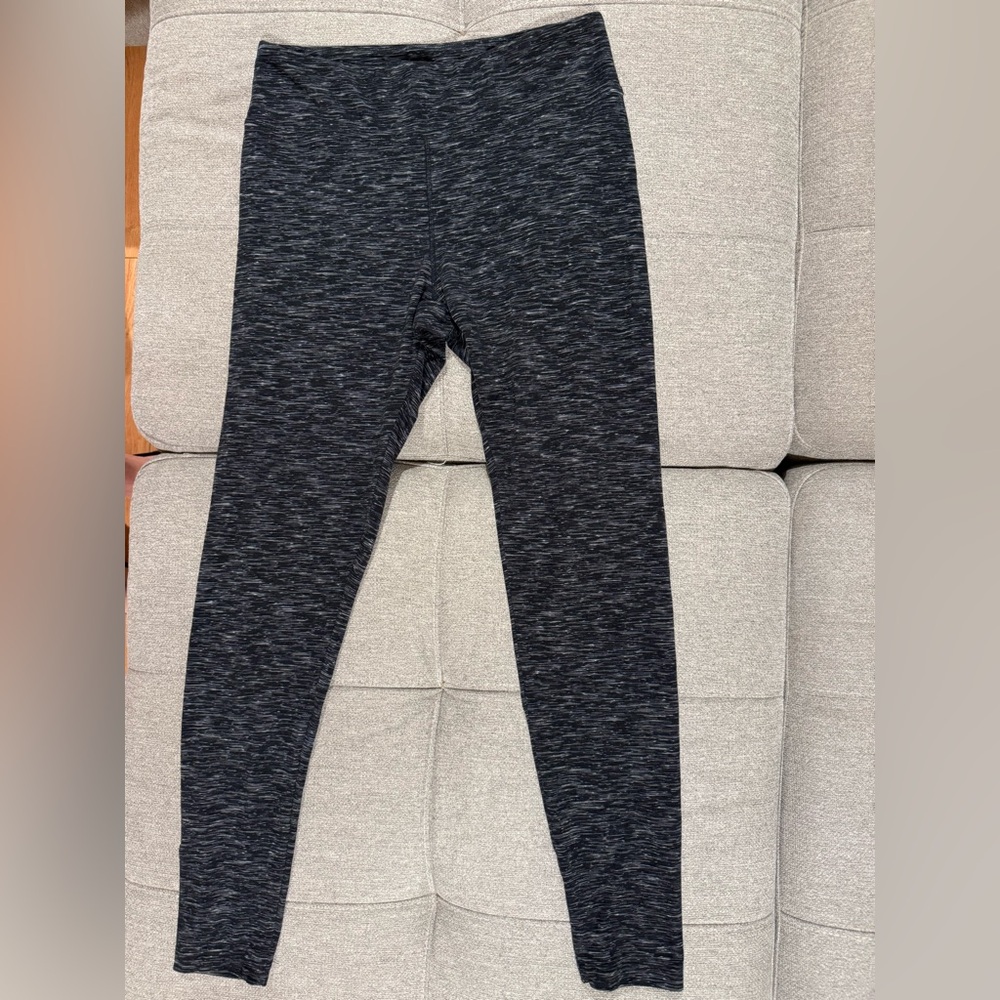 Women’s Black leggings with some etched white coloring added